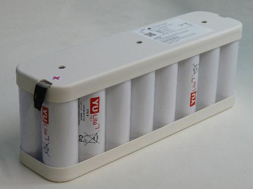 Batterie médicale rechargeable 15x F 1F8-0  5S3P ST2 6V 24Ah Cosse photo du produit 1 L