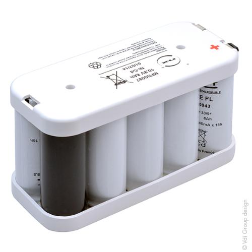 Batterie Nicd 9VRE FL 8000 10.8V 8Ah FAST photo du produit 1 L