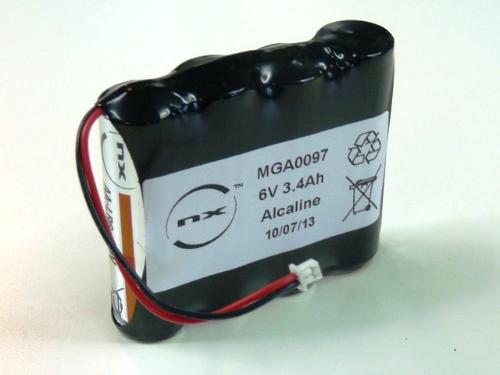 Batterie alcaline 4x AA NX 4S1P ST1 6V 3.4Ah Mini Molex photo du produit 1 L