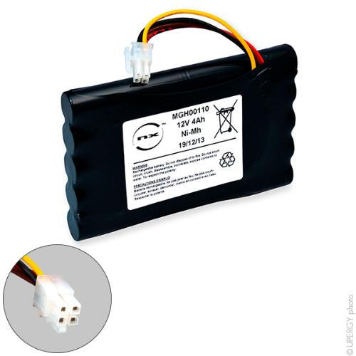 Batterie médicale rechargeable Datex AS5 MONITEUR C 12V 3.8Ah FC photo du produit 1 L