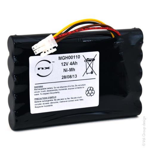Batterie médicale rechargeable Datex AS5 MONITEUR C 12V 3.8Ah FC photo du produit 2 L