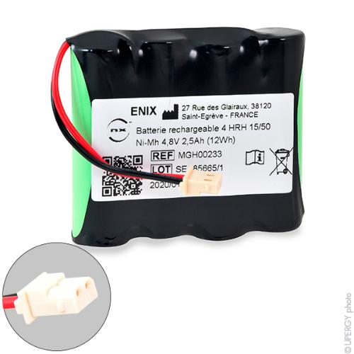 Batterie médicale rechargeable SPENGLER ES60 4.8V 2.5Ah MOLEX photo du produit 1 L