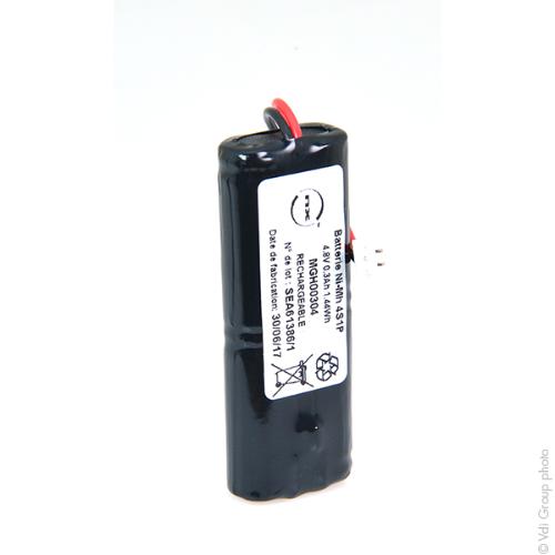 Batterie Nimh 4x 2/3AAA 4S1P ST5 4.8V 300mAh MXJ35 photo du produit 3 L