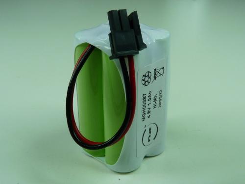 Batterie Nimh 4x AA 4S1P ST2 4.8V 1700mAh molex photo du produit 1 L
