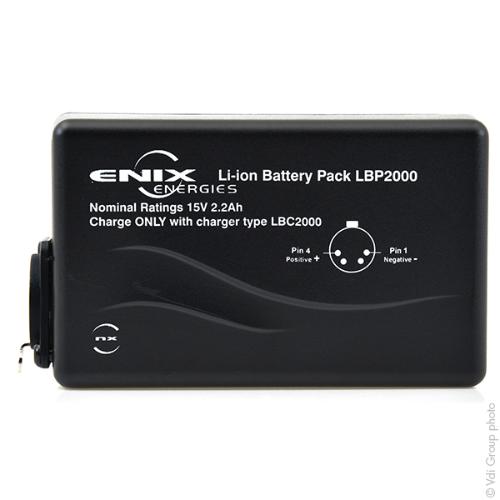 Batterie LiIon 4 x 4S1P GP 2.2 LBP2000 15V 2.2Ah XLR Lithium
