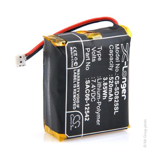 Batterie collier pour chien 1S1P 7.4V 520mAh photo du produit 2 L