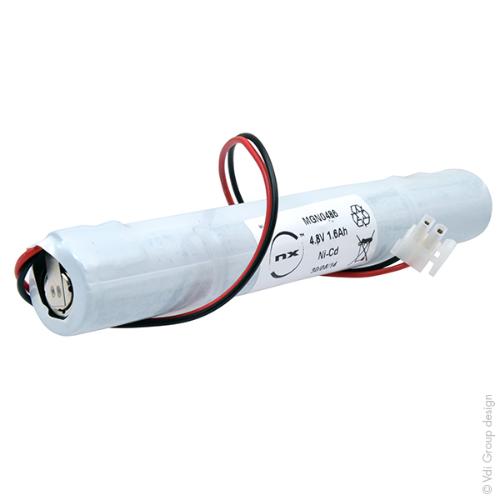 Batterie eclairage secours 4x SC VNT 4S1P ST4 4.8V 1600mAh AMP photo du produit 1 L