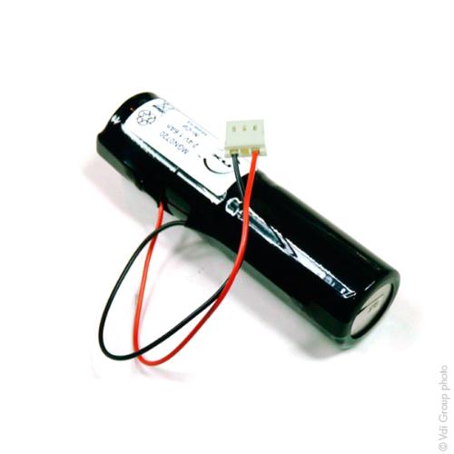 Batterie eclairage secours 2x SC VNT 2S1P ST4 2.4V 1.6Ah Molex photo du produit 1 L