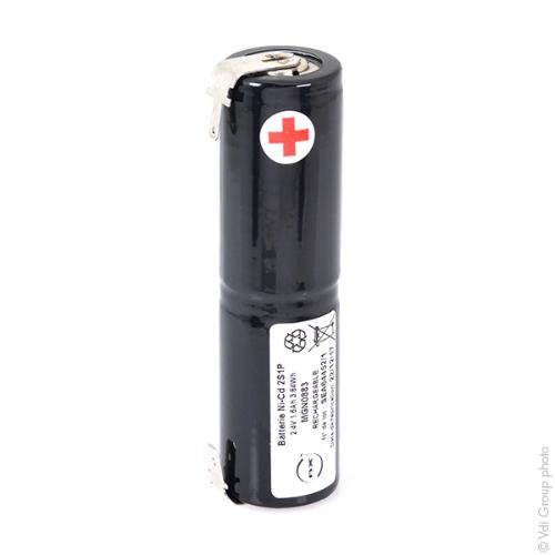 Batterie eclairage secours 2x SC VNT 2S1P ST4 2.4V 1600mAh Fast photo du produit 2 L