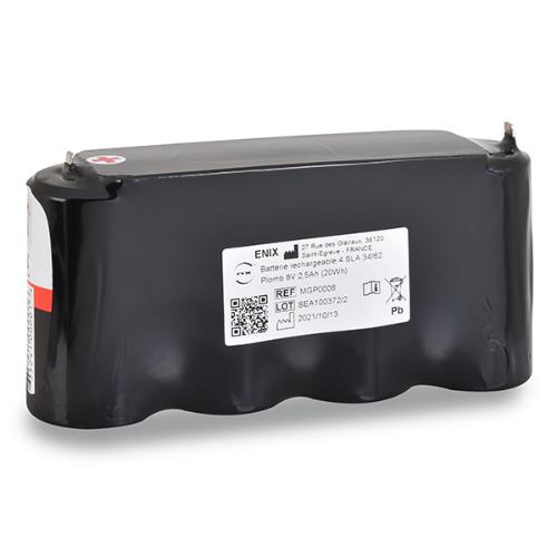 Batterie médicale rechargeable Datex Ohmeda Biox 1700 8V 2.5Ah T2 photo du produit 1 L
