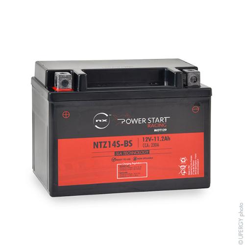 Batterie moto YTZ14S-BS / NTZ14S-BS 12V 11.2Ah photo du produit 1 L