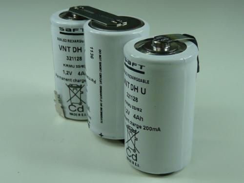 Batterie eclairage secours 3 VNT D U 3.6V 4.2Ah FAST photo du produit 1 L