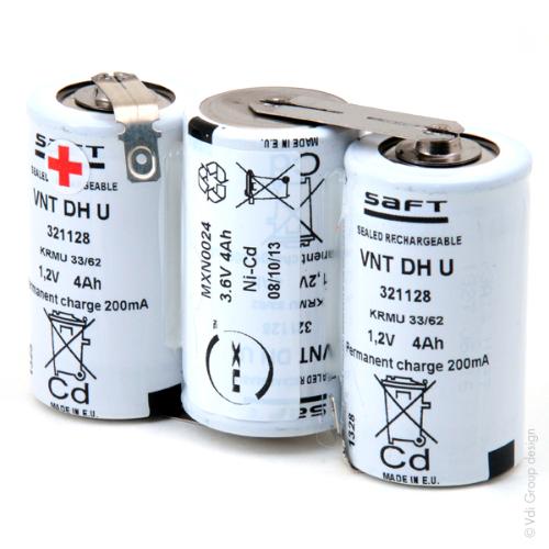 Batterie eclairage secours 3x D HT 3S1P ST1 3.6V 4.2Ah fast photo du produit 3 L