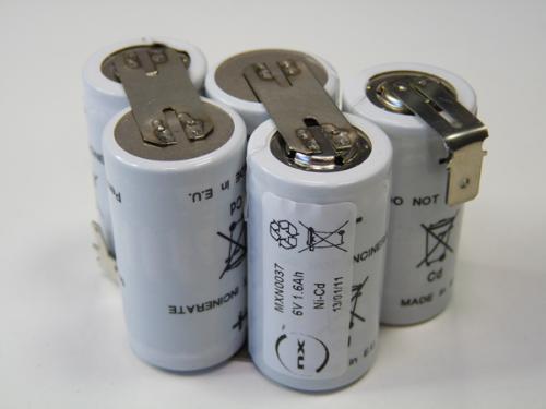 Batterie Nicd ABACX 6V 1.6Ah photo du produit 1 L