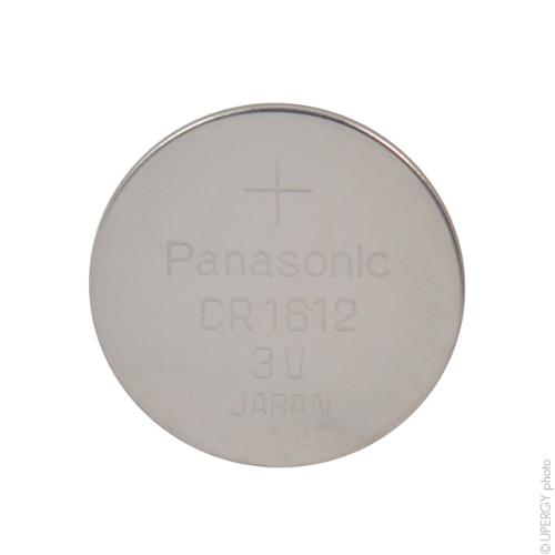Pile bouton lithium blister CR1612 PANASONIC 3V 40mAh photo du produit 1 L