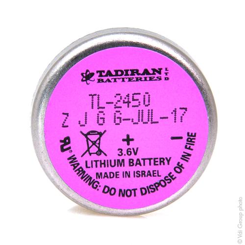 Pile lithium TL-2450 3.6V 550mAh P2 photo du produit 2 L