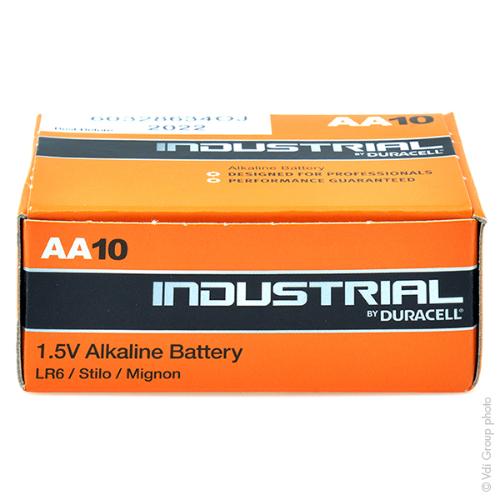 Pile alcaline LR6 - AA Duracell Industrial 1.5V 2.7Ah photo du produit 3 L