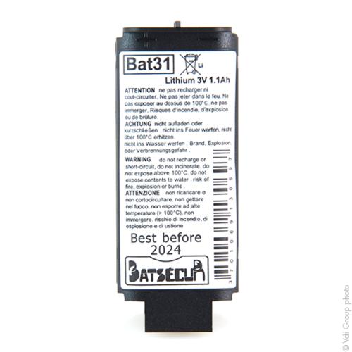 Batterie systeme alarme BATSECUR BAT31 3V 1200mAh photo du produit 1 L