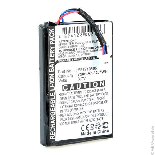 Batterie PDA 3.7V 750mAh photo du produit 3 L