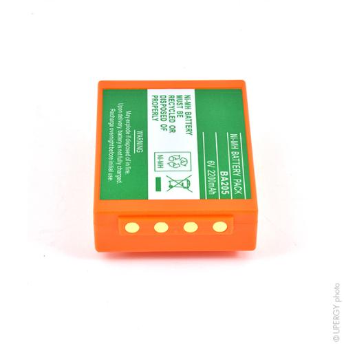 Batterie télécommande de grue HBC 6V 2200mAh photo du produit 3 L