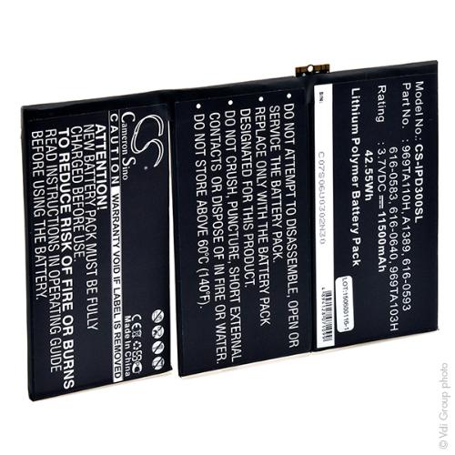 Batterie tablette 3.7V 11500mAh photo du produit 2 L