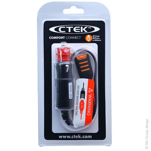 Cordon CTEK Comfort Connect Cig Plug - prise allume cigare mâle photo du produit 1 L