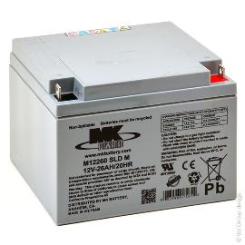 Batterie plomb AGM MK M12260 SLD M 12V 26Ah M5-M photo du produit
