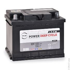 Batterie traction NX Power Deep Cycle 12V 60Ah Auto photo du produit