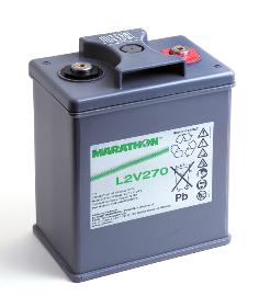 Batterie plomb AGM MARATHON L L2V270 2V 270Ah M8-F photo du produit