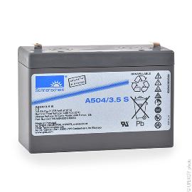 Batterie plomb etanche gel A504/3.5S 4V 3.5Ah F4.8 photo du produit
