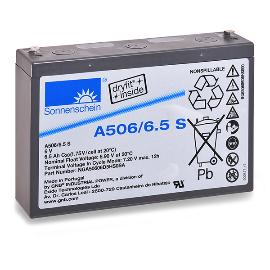 Batterie plomb etanche gel A506/6.5S 6V 6.5Ah F4.8 photo du produit