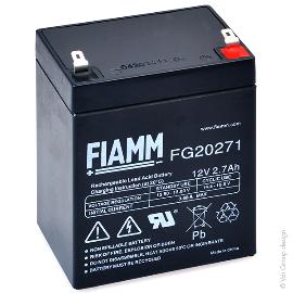 Batterie plomb AGM FG20271 12V 2.7Ah F4.8 photo du produit
