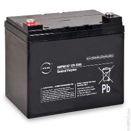 Batterie plomb AGM NX 33-12 General Purpose 12V 33Ah M6-F photo du produit