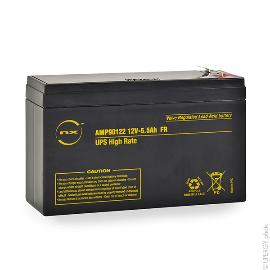Batterie onduleur (UPS) NX 5.5-12 UPS High Rate FR 12V 5.5Ah F6.35/F4.8 photo du produit