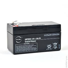 Batterie plomb AGM NX 1.2-12 General Purpose FR 12V 1.2Ah F4.8 photo du produit