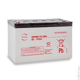 Batterie plomb etanche gel NX 100-12 Cyclic 12V 100Ah M8-F photo du produit