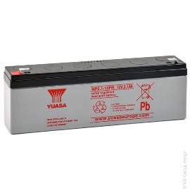 Batterie plomb AGM YUASA NP2.1-12FR 12V 2.1Ah F4.8 photo du produit