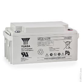Batterie plomb AGM YUASA NPL65-12IFR 12V 65Ah M6-F photo du produit