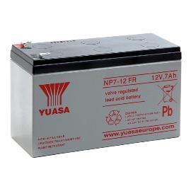 Batterie plomb AGM YUASA NP7-12FR 12V 7Ah F4.8 photo du produit