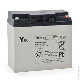 Batterie plomb AGM YUCEL Y17-12IFR 12V 17Ah M5-F photo du produit