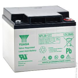 Batterie plomb AGM YUASA NPL38-12I 12V 38Ah M5-F photo du produit