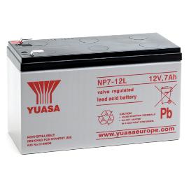 Batterie plomb AGM YUASA NP7-12L 12V 7Ah F6.35 photo du produit