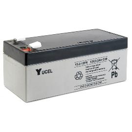 Batterie plomb AGM YUCEL Y3.2-12FR 12V 3.2Ah F4.8 photo du produit