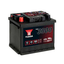 Batterie voiture Yuasa YBX3077 12V 45Ah 380A photo du produit