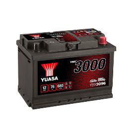 Batterie voiture Yuasa YBX3096 12V 76Ah 680A photo du produit