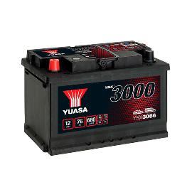 Batterie voiture Yuasa YBX3086 12V 76Ah 680A photo du produit