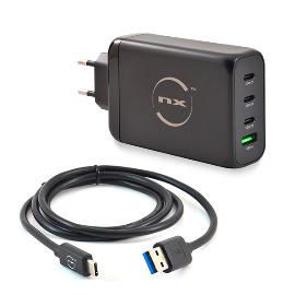 Adaptateur secteur EU 130W + Câble USB vers USB C photo du produit