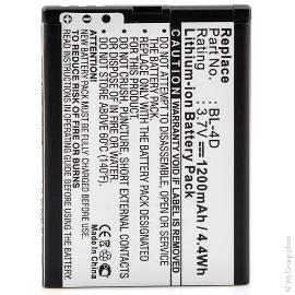 Batterie téléphone portable pour Nexian 3.7V 1200mAh photo du produit