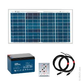 Kit Solaire Autonome XS 12V 30Wc (50Wh/jour en moyenne) photo du produit