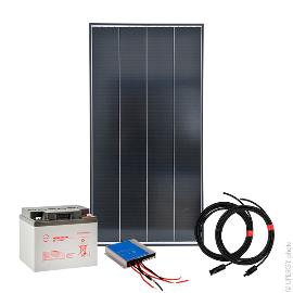 Kit Solaire Autonome S 12V 100Wc (150Wh/jour en moyenne) photo du produit